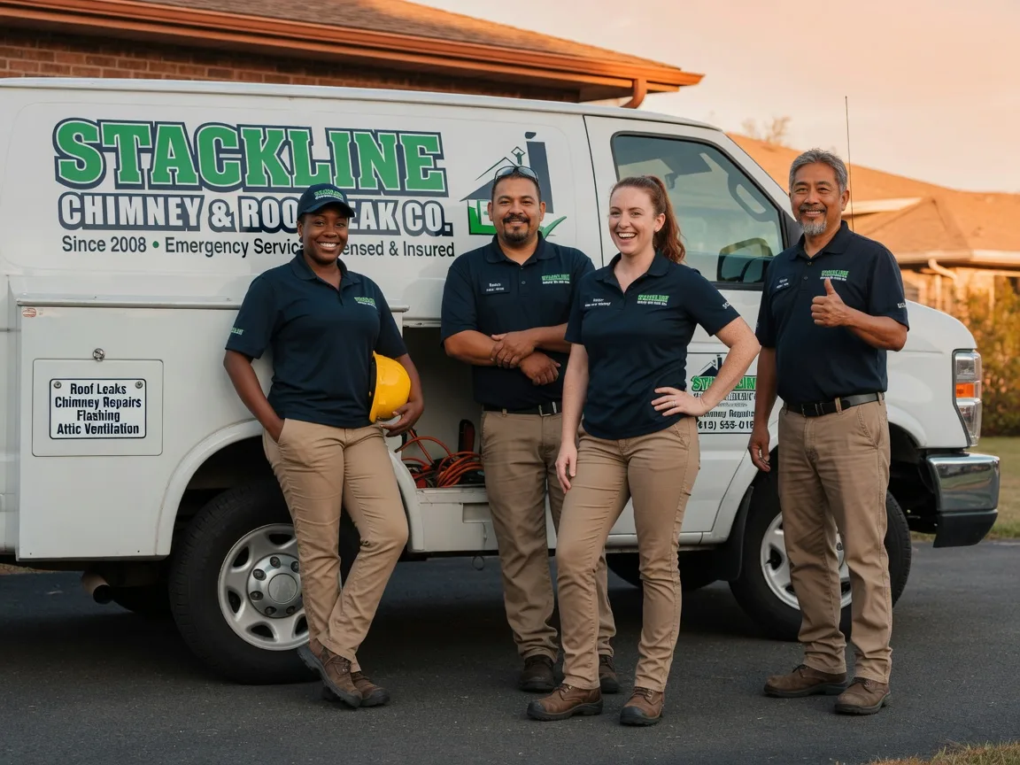Chimney flashing repair company in Johnson City, TX